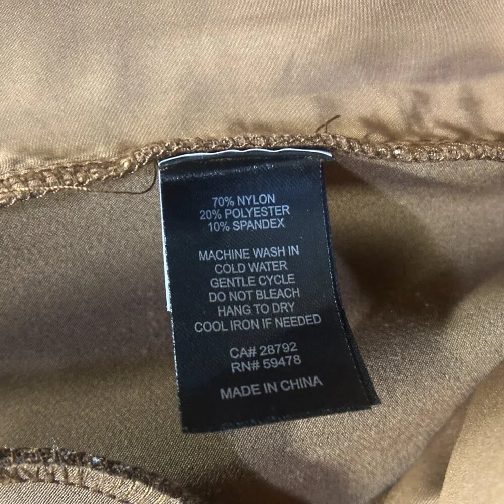 EUC Nicole Miller New York Women's Brown Trousers Size 8 - Picture 11 of 13